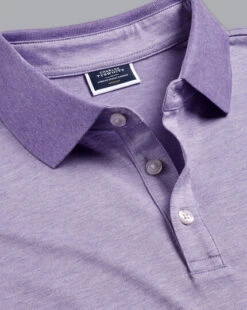Refined Wear Shop 23 Birdseye Pique Polo - Mauve P