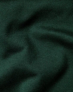 Tyrwhitt Pique Polo - Dark Green -Refined Wear Shop JEP0402DGN FABRIC DETAIL