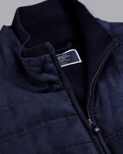 Refined Wear Shop -Refined Wear Shop KNC0088NAV COLLAR DETAIL