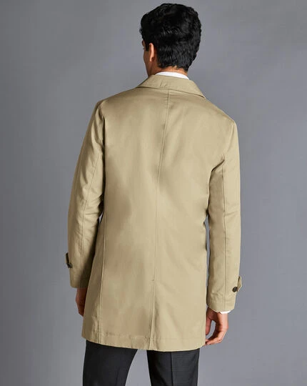 Cotton Classic Raincoat - Limeston 4 Cotton Classic Raincoat - Limeston - Image 2