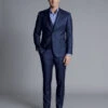 Natural Stretch Twill Suit - Royal B -Refined Wear Shop SUB0550RYL MODEL WAISTCOAT