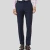 Check Birdseye Travel Suit Pants - Navy