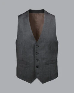 Birdseye Ultimate Performance Suit - Grey 15 Birdseye Ultimate Performance Suit - Grey -Refined Wear Shop SUT0249GRY WAISTCOAT