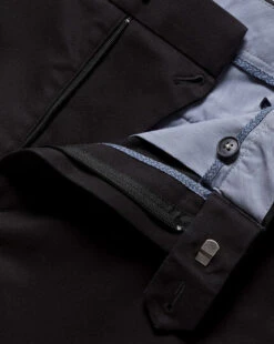 Ultimate Non-Iron Chinos - Black 12 Ultimate Non-Iron Chinos - Black -Refined Wear Shop TRC0270BLK FABRIC DETAIL
