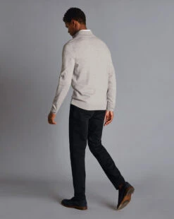 Ultimate Non-Iron Chinos - Black 13 Ultimate Non-Iron Chinos - Black -Refined Wear Shop TRC0270BLK MODEL FULL BACK