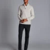 Ultimate Non-Iron Chinos - Black -Refined Wear Shop TRC0270BLK MODEL FULL FRONT