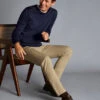 Ultimate Non-Iron Chinos - Tan 2 Ultimate Non-Iron Chinos - Tan -Refined Wear Shop TRC0270TAN MODEL FULL FRONT
