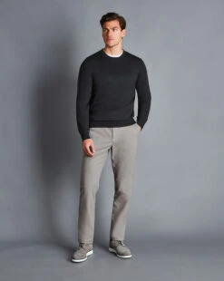 Ultimate Non-Iron Chinos - Light Grey