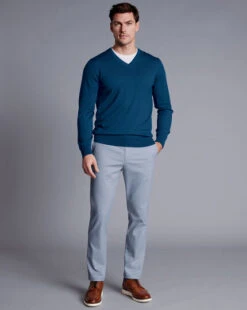 Ultimate Non-Iron Chinos - Cornflower B