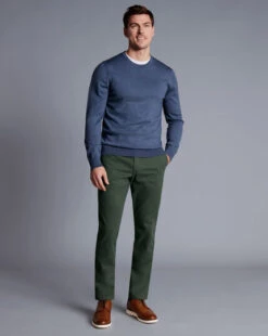 Ultimate Non-Iron Chinos - Dark Green